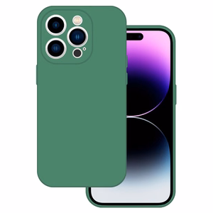 Tel Protect silikona Premium viedtālruņa apvalks Iphone 14 Pro tumši zaļš