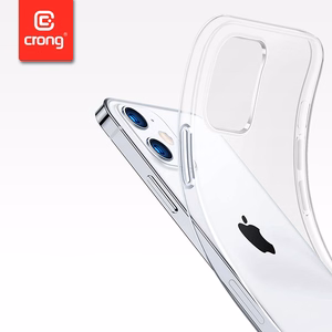 Crong Crystal Slim vāciņš ierīcei iPhone 12 / iPhone 12 Pro, caurspīdīgs