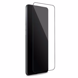 Puro Frame rūdīta stikla ekrāna aizsargs Xiaomi Redmi Note 10, ar melnu rāmi