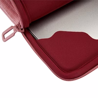 TUCANO Velluto 2 - maciņš MacBook Air 13" (M4/M3/M2/M1/2025-2018) / Pro 13" / Laptop 12" (rozā)