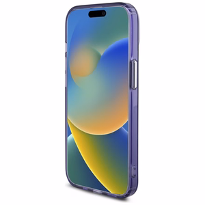 Karl Lagerfeld IML Monogramma Karl & Choupette Head Magnētiskais iPhone 15 viedtālruņa apvalks - violets