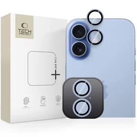 Tech-Protect Camring Fit+ kameras vāciņš, paredzēts iPhone 17 – zils