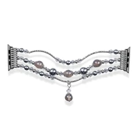 Aproces cilpa Apple Watch 42/44/45 dizains 4 pelēka