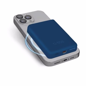 Внешний аккумулятор SBS TEBB5000MAG1CB 5000 mAh совместимый с MagSafe - синий
