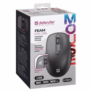 PELE DEFENDER FEAM MM-296 RF klusā melna