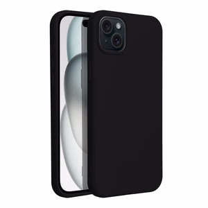 Silikona viedtālruņa apvalks IPHONE 15 - melns