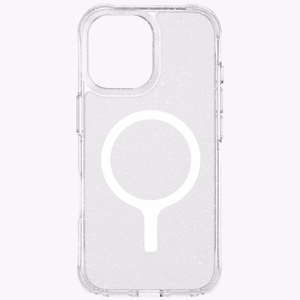 Uniq LifePro Xtreme Magnētiskais uzlādes viedtālruņa apvalks iPhone 17 - Caurspīdīgs ar spīdumiem