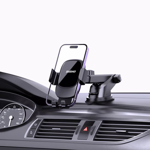 Dudao F5N+ gravity auto turētājs with suction cup windshield or dashboard - melns