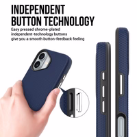 Perfectionists Trīsstūra Mag Case iPhone 13/14 tumši zils