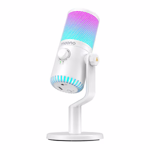 Игровой микрофон Maono DM30RGB (белый)