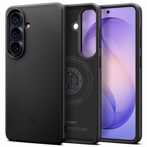 Spigen Thin Fit Mag MagSafena Samsung Galaxy S26 maciņš - melns