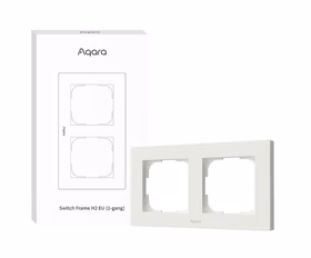 Aqara FE-X01D-W viedais slēdža rāmis H2 (2 zonas) balts