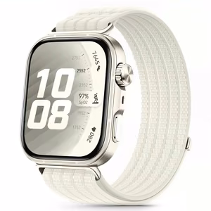 Tech-Protect neilona siksniņa Huawei Watch Fit 3 / 4 / 4 Pro / 5 / 5 Pro - balta
