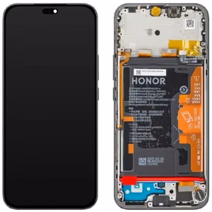 LCD ekrāns Huawei Honor 400 Lite ar skārienjutīgo stiklu, rāmi un akumulatoru Black oriģināls (service pack)