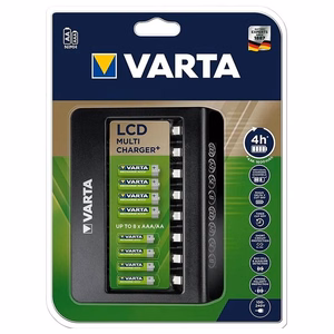 VARTA LCD DAUDZFUNKCIONĀLAIS LĀDĒTĀJS + 57681 (bez baterijām)