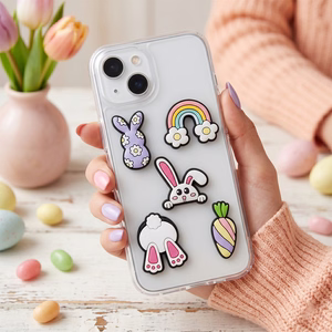 3D uzlīme Bunny 5 gab. komplekts