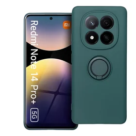 Viedtālruņa apvalks ar silikona gredieniem XIAOMI Redmi Note 14 Pro Plus 5G zaļš