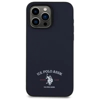 US Polo USHCP15XPARV viedtālruņa apvalks iPhone 15 Pro Max 6.7" ar drukātu DH logotipu - tumši zila