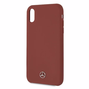 Mercedes Silicone Line чехол iPhone Xr - красный
