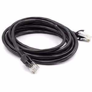Кабель Cat5E UTP, 3м, чёрный