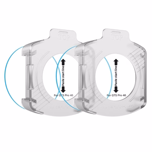 Tech-Protect Easy Set+ 2 komplekts rūdītais stikls Huawei Watch GT 5 Pro 46 mm - caurspīdīgs