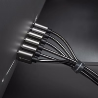 FORCELL F-ENERGY Metal C239 kabelis Type-C uz Type-C PD QC4.0 5A 100W E-mark 1 m sudrabains