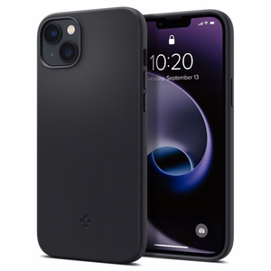 Spigen Silicone Fit Mag viedtālruņa apvalks ar MagSafe iPhone 14 Plus - melns