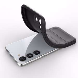 Magic Shield viedtālruņa apvalks Samsung Galaxy S23+ elastīgs bruņots pārsegs melns