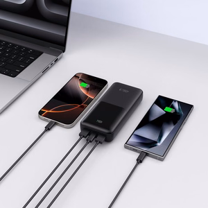 Внешний аккумулятор Tech-Protect PB02 20000mAh 22.5W - чёрный