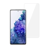 Aizsargstikls zilā krāsā komplekts (10 vienību) priekš SAMSUNG GALAXY S20 FE/LITE