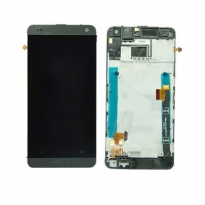 LCD ekrāns HTC One Mini (M4) ar skārienjūtīgo ekrānu un rāmi sudrabs oriģināls (lietots B klase)
