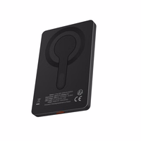 Maxlife bezvadu portatīvais lādētājs MXPB-05 20W PD 5000 mAh magnetic melns