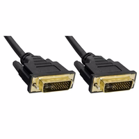 Akyga AK-AV-06 DVI cable 1.8 m DVI-D melns