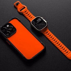 TECH-PROTECT ICONBAND LINE APPLE WATCH 4 / 5 / 6 / 7 / 8 / 9 / SE / ULTRA 1 / 2 (42 / 44 / 45 / 49 MM) ОРАНЖЕВЫЙ