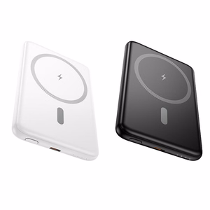 Portatīvais lādētājs Hoco 5000 mAh QC PD 2A 20W īpaši plāns J140A melns saderīgs ar MagSafe