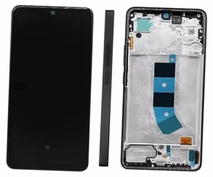 LCD screen Xiaomi Redmi Note 13 4G ar touch screen ar frame Midnight Melns original (service pack)