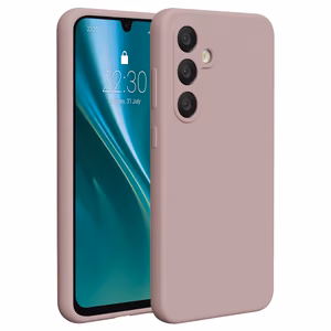 Etteri silikona maciņš Samsung Galaxy A56 5G, gaiši rozā
