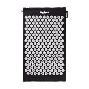 REBEL ACTIVE akupresūras paklājs ar spilvenu, 72 x 42 cm, pelēkas adatiņas