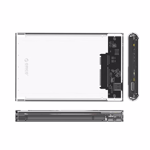Orico 2139C3 2,5" HDD/SSD USB-C 5Gb/s diskdzinis - caurspīdīgs