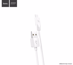 USB kabelis Hoco X1 Type-C 1.0m, balts