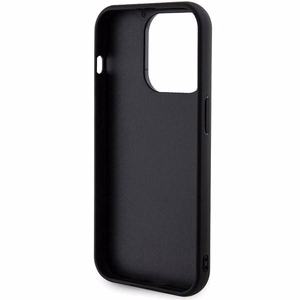 Guess Sequin Script Metal viedtālruņa apvalks iPhone 13 Pro / 13 - melns