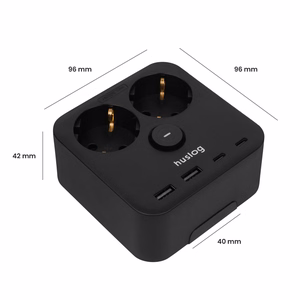 Huslog Power strip with phone turētājs HUS1055