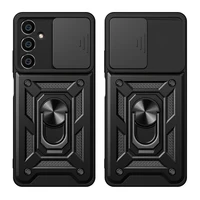 Viedtālruņa apvalks Samsung M54 ar kameru aizsargvāciņu - melns