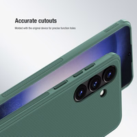 Nillkin Super Frosted Shield Pro bruņots viedtālruņa apvalks Samsung Galaxy S24+ - sarkans