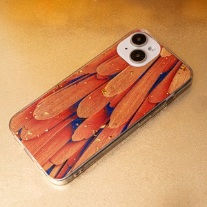 Gold Glam viedtālruņa apvalks Samsung Galaxy A34 5G oranža