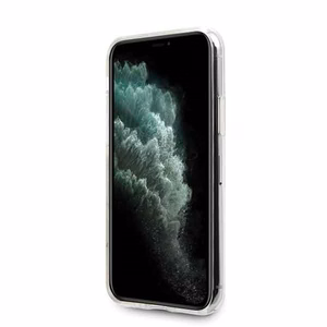 Guess GUHCN58PCUGLKA iPhone 11 Pro хаки жёсткий чехол 4G Circle Glitter
