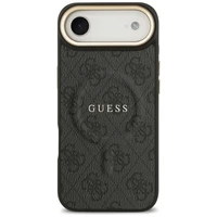 GUESS apvalks IPHONE 17 Air saderīgs ar MagSafe GUHMP17MP4MSEGCK (PU 4G ar klasisko) melns