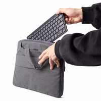 Wozinsky bezvadu tastatūras un kompaktās peles komplekts - melns