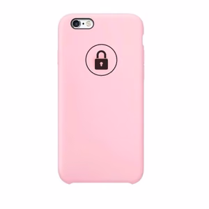 Tālruņa maciņš „Silicone Case“ iPhone 6 (iPhone 6S) / gaiši rozā / iepakojumā