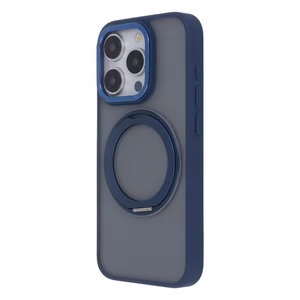 Secure Spinning Mag viedtālruņa apvalks iPhone 15 6,1" tumši zils